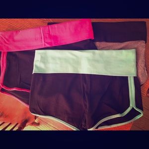 Lot of Yoga shorts